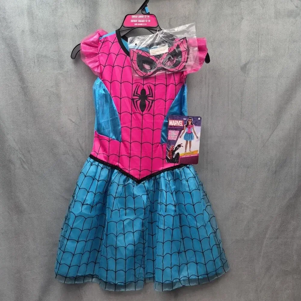 DC Supergirl Tutu Dress Child Costume Girls New Large 10 - 12 No Cape
